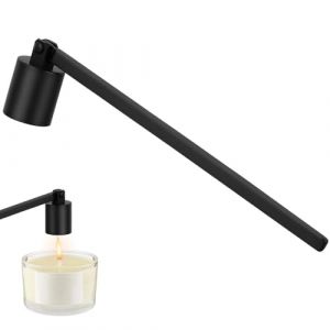 xiaoxiaozhijia Extincteurs de Bougies,Éteignoir à Bougie en Acier Inoxydable,Souffleurs à Bougies Outils pour Éteindre Les Bougies (Noir) (XiaoXiaoZhiJia, neuf)