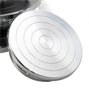 Tournette de Potier,Tour de Poterie Roue de poterie en aluminium 15/20/25/30CM, plateau tournant en argile for travaux pratiques, outils Double face for g&acirc;teau, poterie, Sculpture, support &agrave; g&acirc;teau en (guoliming1, neuf)