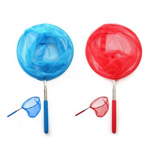 Roysmart Filet à Papillon Enfant, 2 Pièces Filet à Papillon, Epuisette Peche pour Enfants, Filet de Papillon pour Capture de Poissons et Papillon (JuJumaend, neuf)