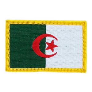Akachafactory Patch &eacute;cusson brod&eacute; Drapeau Algerie algerien thermocollant Insigne Backpack (Akachafactory, neuf)