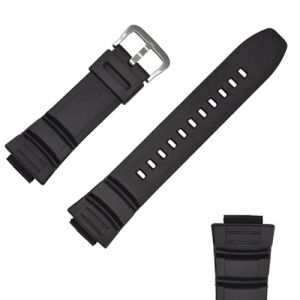 Bracelet de Montre Compatible avec Casio AE-2000W AE-2100W WV-200 MCW-100H W-S220 AE-2000/2100 Ref CRAE2000 10302043 (DWS Online, neuf)