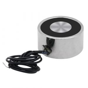 Électroaimant DC 24V 180N 39LB / 18Kg Ventouse Tenant La Ventouse Ronde Électro-aimant Magnétique De Levage Cylindre 34x18mm (Uxney -FR, neuf)