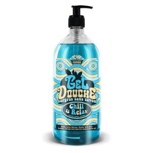 Gel Douche surgras sans savon Chill & Relax - Les Petits Bains de Provence 1L, Senteur Jasmin et Orange, Série Limitée HAPPY, pH Neutre, Enrichi en Glycérine végétale (La Malle Au Trésor, neuf)