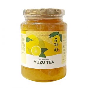EasyCookAsia Korean Drink – Thé au Yuzu | Fruité, sucré & citronné | Avec vitamine C | Pour thé, limonade, cocktail & dessert | Découvrez la culture du thé asiatique (500g) (EasyCookAsia, neuf)
