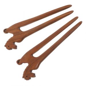 VICASKY 2pi&egrave;ces &Eacute;pingle &agrave; Cheveux Style Chinois Bois &Eacute;pingle &agrave; Cheveux Pour Accessoires F&eacute;minins De Costume Chinois B&acirc;tonnet &agrave; Chignon Asiatique (Micanties, neuf)