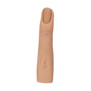 Doigts d'entra&icirc;nement des ongles &ndash; Faux doigt en silicone liquide avec articulations flexibles, outil d'entra&icirc;nement de manucure pour les mains, accessoire durable | Comp&eacute;tences avec faux doigt (yireonc, neuf)
