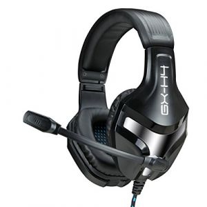ENHANCE GX-H4 Casque Gamer Stéréo avec micro ajustable intégrés & isolation du bruit – Parfait pour jouer à GTA V / Total War : Warhammer / League of Legends / Les Sims 3, 4 / Overwatch / Rise of the Tomb Raider / The Witcher 3 / Doom & Bien plus ! (Acces