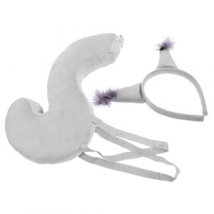 VICASKY Costume &Eacute;cureuil Pour Cosplay -t&ecirc;te Oreilles &Eacute;cureuil Queue Accessoires Pour D&eacute;guisement F&ecirc;te Animali&egrave;re (Micanties, neuf)