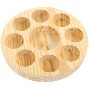 COLLBATH Bo&icirc;te &agrave; Huiles Essentielles Ronde 9 Compartiments 136 CM Organisateur pour Flacons D&rsquo;Huiles Essentielles Plateau de Rangement Pratique pour Bureau et Aromath&eacute;rapie (JianLui, neuf)