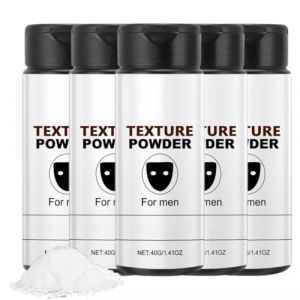 Poudre Texturisante Cheveux, Poudre Coiffante, Poudre Coiffante Homme, Poudre Texture, Texture Powder, Effet Mat Et Volume Maximisé Poudre Texturisante Pour Homme, Poudre Haare Mit Effekt (40g, 5PC) (FEIBAO&-Wu, neuf)