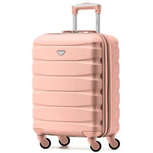 Flight Knight Bagage Cabine Leger a 4 Roues en ABS Approuve par Plus De 30 Compagnies Aeriennes, Dont Air France, easyJet et Ryanair (Priority) 55x40x20cm (Prime Brands Group FR, neuf)