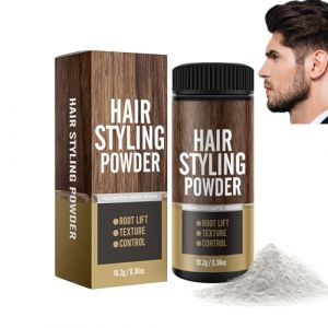Poudre Coiffante Homme,Poudre coiffante | Poudre volumisante portable pour cheveux Poudre texturisante coiffante au fini mat Poudre de texture capillaire à aspect naturel (1PC) (EnviableVB, neuf)