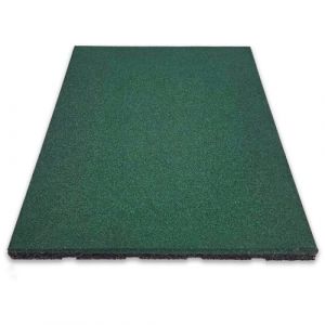 KARAT Tapis de Protection Contre Les Chutes - Play Protect - Tapis de Protection du Sol Universel & r&eacute;sistant aux intemp&eacute;ries avec Drainage - pour Aire de Jeux et Jardin (Vert, 50 x 50 x 3,5 cm) (Velvet Trading, neuf)