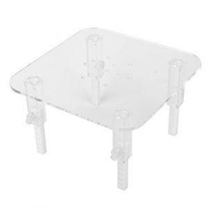 Support d'&eacute;cumeur de Prot&eacute;ines, Support de S&eacute;parateur de Prot&eacute;Ines Transparent Support d'&eacute;cumeur de Prot&eacute;Ines en Acrylique &agrave; Hauteur R&eacute;glable, Accessoires de Rehaussement de S&eacute;parateur(Grand) (Takcoff, neuf)