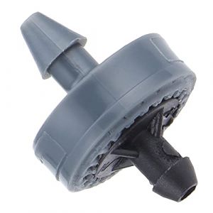 Buachois 100 Pcs &eacute;metteurs de Goutte &agrave; Goutte Compensateurs, 4L Pression Goutteur D'irrigation &agrave; Compensation, Stabilisateur de D&eacute;bit D'irrigation de Jardin D&eacute;tachable pour Tuyau ID 4 mm OD 7 mm (Fangzoun, neuf)