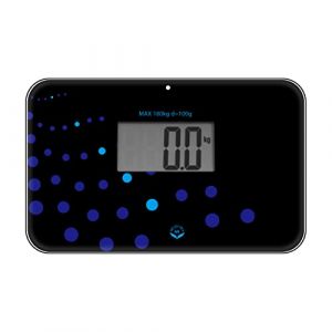 NewlineNY SBB0638SMTW Pèse-personne de voyage auto Step On Super Mini 13,3 x 21,6 cm (Trendy Wave) (Mii Wintime International, Inc., neuf)