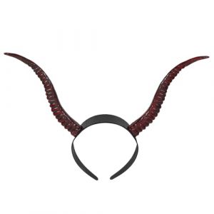 BESPORTBLE Serre-t&ecirc;te Cornes De Diable Pour Cosplay Halloween Accessoire De D&eacute;guisement De Sorci&egrave;re Et D&eacute;mon Serre-t&ecirc;te D&eacute;coratif Pour Gar&ccedil;on Fille Et Adultes (Breeze & Leaves, neuf)