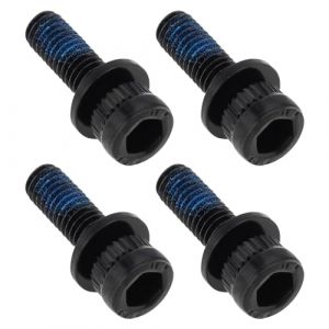 Be In Your Mind 4 Pièces M6x18mm Boulons d'étrier de VTT Vélo Boulons d'adaptateur d'étrier de Frein à Disque Hydraulique Compatible avec Shimano Longueur Vélo Totale 25 Mm Noir (BE IN YOUR MIND, neuf)