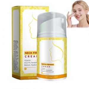 Cr&egrave;me Raffermissante Pour Le Cou Au R&eacute;tinol & Collag&egrave;ne, Hydratant Pour Visage Femmes, Anti-&acirc;ge Jour Et Nuit, Raffermit La Peau Rel&acirc;ch&eacute;e, R&eacute;duit Les Rides Et Ridules Du Cou & D&eacute;collet&eacute;, 50 G (1PCS) (Yunfa Trading Co., neuf)