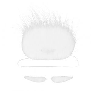 Cryfokt Blanc False Beard, en Flanelle de qualit&eacute; Facile (Henseri, neuf)