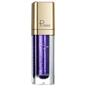 Fard à paupières liquide strass bâton cosmétique cadeau glamour violet foncé 2,3 x 7,9 cm (changshalingqin, neuf)