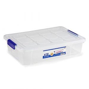 Acan Tradineur - Bo&icirc;te de Rangement - Fabriqu&eacute;e en plastique - Conteneur pour ranger jouets, livres, v&ecirc;tements, couvertures - N.&ordm; 30-9 x 37 x 26 cm - 5 Litres (TRADINEUR, neuf)