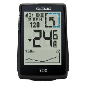 SIGMA ROX 4.0 SE| &Eacute;dition sp&eacute;ciale |Ordinateur de v&eacute;lo sans Fil GPS & Navigation INCL. OVERCLAMP Butler | Navigation GPS ext&eacute;rieure avec altim&eacute;trie | Compatible avec Les v&eacute;los &eacute;lectriques (RetailXcelerate, neuf)