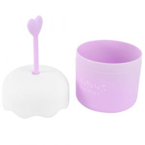 VILLCASE Mini Gobelet Moussant Visage Portable en Polypropyl&egrave;ne Violet Machine &agrave; Bulles Compacte pour Nettoyant Visage et Gel Outil &agrave; Mousse Manuel Pratique pour Usage Quotidien (Farrar Fae, neuf)