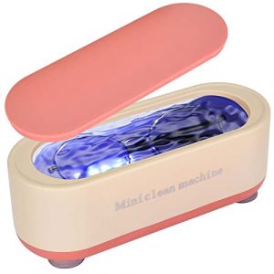 Focenat Nettoyeur Ultrasons Lunettes, Nettoyeur à Ultrasons 350ml, 47KHz Machine de Nettoyage à Ultrasons, Appareil de Nettoyage à Ultrasons pour Lunettes, Nettoyeur à Ultrasons pour Bijoux Montre (quansprea, neuf)