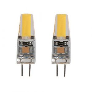 AUFWH 8 pcs/lot LED G4 G9 E14 3W 6W ampoule AC/DC 12V 220V lampe &agrave; LED COB projecteur lustre remplacer les lampes halog&egrave;nes blanc froid/chaud-G4-3W-220V_Blanc chaud (hongfukeji, neuf)