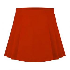 SPFASZEIV Jupe de Tennis pour Filles Jupe de Golf Pliss&eacute;e pour Enfants avec Poches pour Short Jupe-Short de Athl&eacute;tique 4 &agrave; 5 Ans Rouge (SPDgoodshop, neuf)