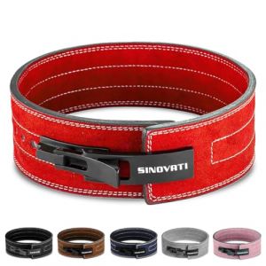 SINOVATI Ceinture de musculation KDK de haute qualité pour hommes en cuir avec boucle, ceinture musculation femmes ceinture de fitness, bodybuilding, hauteur 8. 5cm / 10cm, ceinture d'exercice (SINOVATI, neuf)