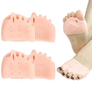 4 Pièces Correcteur D'orteils, Correcteur Hallux Valgus, Corrige les Orteil, Coussinets métatarsiens, Séparateur d'orteil et de gel, coussinet d'avant-pied, support d'orteil (ZHANG  ZHAOHAI store, neuf)