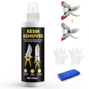 WEILAOK Nettoyant Taille Haie, Anti Resine Taille Haie, Nettoyant R&eacute;sine Adoucisseur, Spray Dissolvant de R&eacute;sine pour Enlever la R&eacute;sine de Divers Outils et Equipements de Jardinage, 150 ML (LINMIAN-OU, neuf)