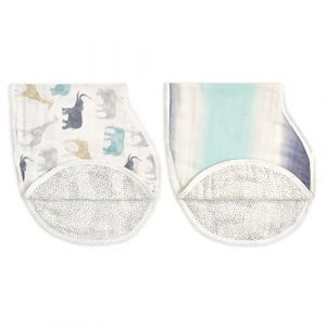 aden + anais bavoirs d’épaule burpy bib®, 100% Viscose de Bambou, Bavoir à 4 épaisseurs à usage multiple, Bavoir super doux et absorbant, Lot de 2, 0-36 mois, expedition (Kooltrade Ltd, neuf)