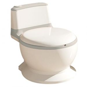 Pot &Eacute;ducatif pour B&eacute;b&eacute; 3-en-1, R&eacute;ducteur pour Cuvettes de Toilettes, Rehausseur, &agrave; Partir de 18 Mois, Jusqu&rsquo;&agrave; 50 kg-Gris-1PC (Hechheu, neuf)