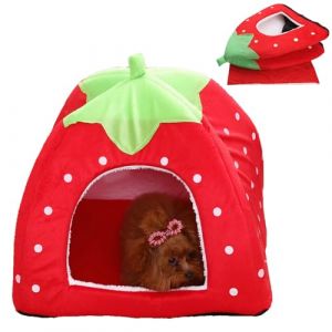 Maison pour Cochon d'Inde,Maison d'Hiver pour Petits Animaux,Lit de Lapin Lit de Maison pour Petits Animaux,Lits pour Cochon d'Inde,Lits d'Hiver Chaud pour Hamster,pour Hamsters,Chinchillas,Cobayes (Poseidoneye, neuf)