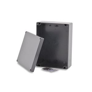 BOXEXPERT Elbe Bo&icirc;tier en plastique 200 x 150 x 75 mm IP65 - Pour armoire de commande - Bo&icirc;tier d'installation RAL7035 - Gris clair (BOXEXPERT, neuf)