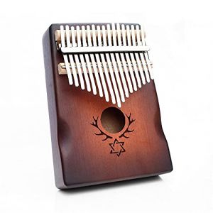 Hearda Kalimba 17 clés Instrument de Musique, Portable Pouce Piano Africain Marimba Kalimba Cadeau Kit avec Accordeur pour Enfants Débutant Amateurs de Musique Adultes (Star) (Hearda, neuf)