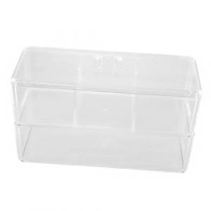 Ipetboom Porte-coton-tige Récipient Transparent Organisateur De De Maquillage Étui De Rangement Pour -tiges Distributeur De -tiges Boîte à -tiges Support Pour -tiges (Cowan Micro, neuf)