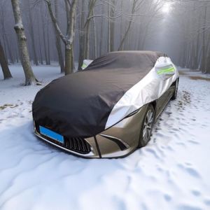 Demi-housse de voiture toutes saisons pour Mazda CX-5 (2017-2021), adapt&eacute;e par temps glacial et neigeux, offrant une protection contre la poussi&egrave;re et les UV pour les v&eacute;hicules int&eacute;rieurs et (TingNiShangMaoShangHang, neuf)