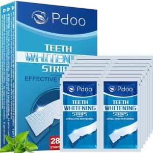 Bande Blanchiment Dentaire 28 Bandes - Blanchiment Dentaire sans Peroxyde - sans Sensibilit&eacute; &agrave; la Douleur - Whitening Strips Efficace, &Eacute;limine Taches Caf&eacute;/Th&eacute;/Vin, R&eacute;sultats Visibles Rapidement (puyangshihongjunmaoyiyouxiangongsi, neuf)