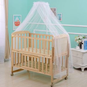 Uposao Moustiquaire De Lit Bébé, Tente De Lit De Bébé Moustiquaire Dôme pour Bébé Enfant, Couverture De Moustiquaire Pliable pour Les Crèches, Lit À Baldaquin,1.6Mx4.2M (Uposao, neuf)