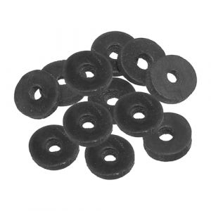 PATIKIL Rondelle Plate En Caoutchouc M4, Lot De 12, Diamètre Intérieur 4mm, Diamètre Extérieur 13mm, Épaisseur 3mm, Joint D'étanchéité Pour Robinet, Tuyau D'eau, Boulon De Fixation, Noir (PATIKIL UK, neuf)