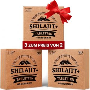 Shilajit Comprim&eacute;s &ndash; 45 000 mg &ndash; Format &Eacute;conomique 90 comprim&eacute;s (M. ROSENFELD Germany., neuf)