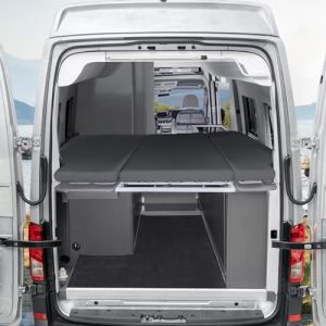 JinsenTGG Drap-Housse pour Camping-Car Replacement pour VW Grand California 600, Drap-Housse &eacute;lastique pour lit arri&egrave;re, lit Mezzanine, Toit relevable, lit Pliant (for Grand California 600) (JinsenTGG, neuf)