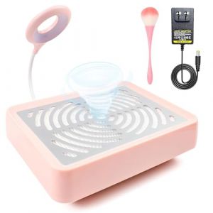 40W Aspirateur Ongle Manucure Professionnelle: Aspirateur Ongle avec Brosse et 1 Filtre Réutilisables Aspirateur Manucure de Table Puissant pour la Manucure au Salon ou à la Maison (Botewo-fr, neuf)