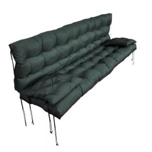 Nana Shop Coussin imperméable pour balançoire de Jardin de 180 cm, Coussin pour balancelle, Coussin de Jardin, Coussin de Banc (Vert) (Nana Shop Premium, neuf)