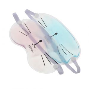 Ipetboom 2 pi&egrave;ces Masque de Sommeil Gel R&eacute;frig&eacute;rant Cartoon avec Bande &Eacute;lastique Masques Oculaires et Occultants pour Adultes Relaxation et Sommeil Profond (KinRoZ, neuf)