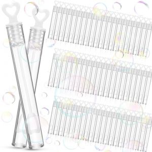 NEMMXUB 60 Flacons a Bulle de Savon Mariage, Bulles de Savon Mariage, Bulle de Savon pour Mariage Bulle Mariage - avec Poignée en Forme de Cœur, pour Un Mariage, Anniversaire, Saint Valentin, Fête (STORE NICASTRO, neuf)